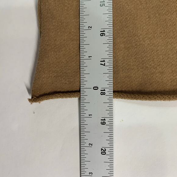 Anthropologie XS Pilcro Classic Shirt Jacket Womens Cropped 100% Cotton Tan - Picture 7 of 11